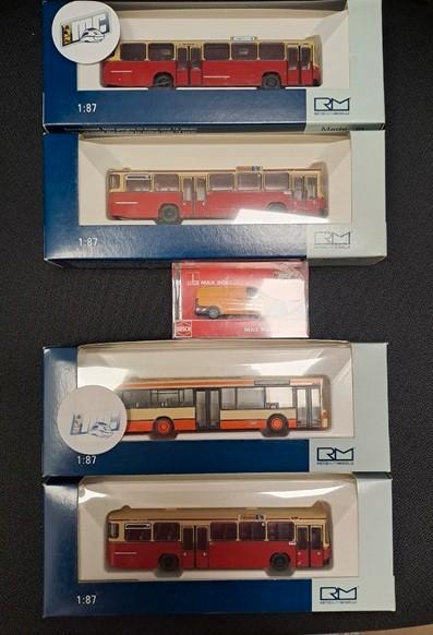 Set Bussen en Busje, Hobby en Vrije tijd, Modelauto's | 1:87, Nieuw, Bus of Vrachtwagen, Rietze, Ophalen of Verzenden