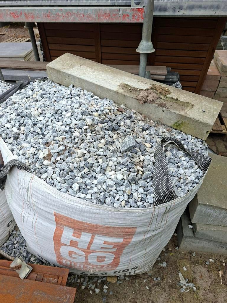 Big bag marmer split ca 1600 kg, Tuin en Terras, Ophalen of Verzenden, Split