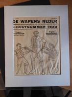 tijdschriftcover De wapens neder (1933) door Chris Lebeau, Ophalen of Verzenden