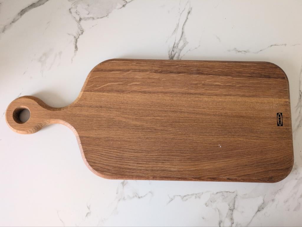 Plankje en schaaltje aangeboden, Huis en Inrichting, Woonaccessoires | Dienbladen, Ophalen of Verzenden, Rond, Hout