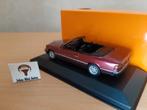 Mercedes Benz 300CE Cabrio (A124) rood-met. Maxichamps 1:43, Overige merken, Auto, Nieuw, Ophalen of Verzenden
