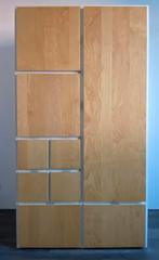 Gebruikte kledingkast met lades en deuren, Ophalen, Gebruikt, 100 tot 150 cm, Met lade(s)