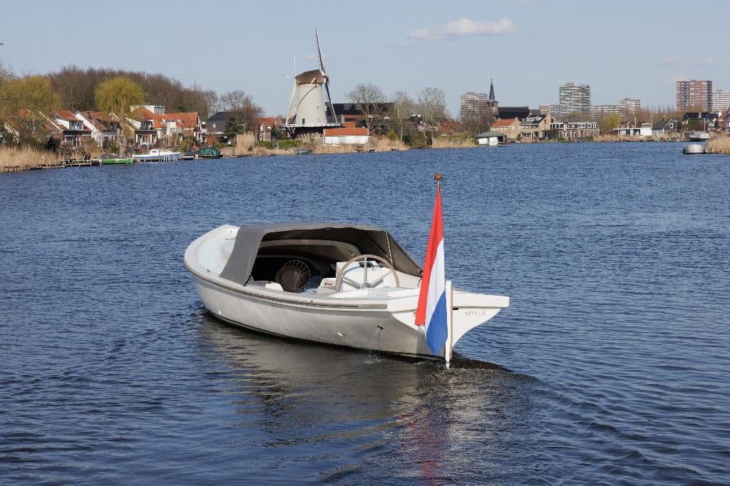 Prachtige polyester Cabinsloep /sloep (2xslaap) INSTAPKLAAR!, Watersport en Boten, Sloepen, Ophalen, Gebruikt, Binnenboordmotor