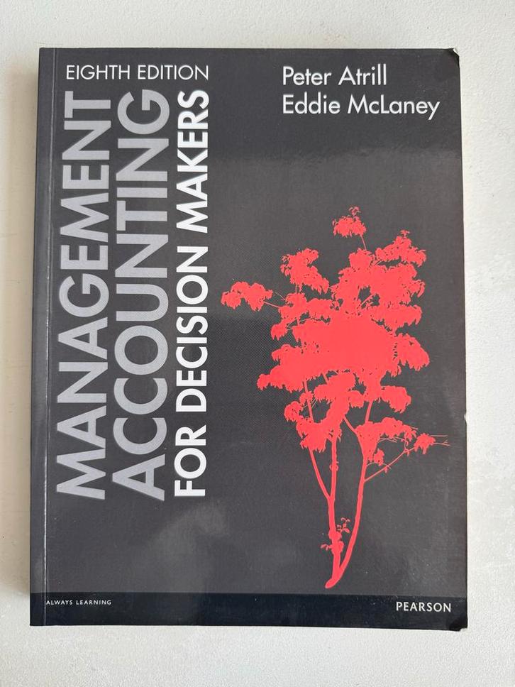 Management Accounting - Atrill & McLaney, Boeken, Studieboeken en Cursussen, Gelezen, HBO, Beta, Ophalen of Verzenden