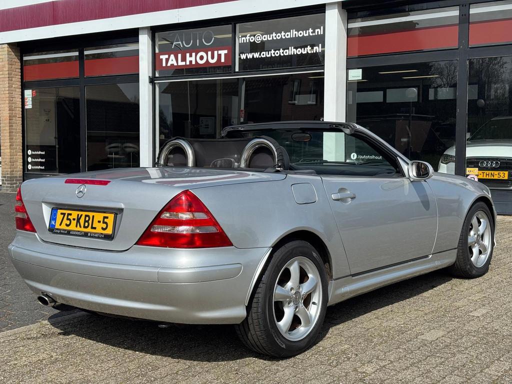 Mercedes-Benz SLK-klasse 320 SLK320 | CABRIO, LEER, 87DKM, 6, Auto's, Mercedes-Benz, Gebruikt, Zwart, Cabriolet, Bedrijf