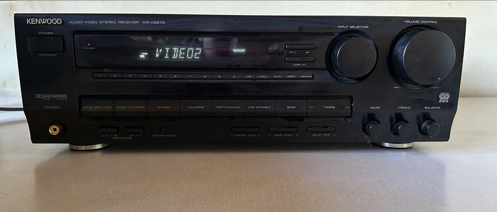 Kenwood KR-V5570 Audio-Video Stereo Receiver, Ophalen of Verzenden, Gebruikt, Overige systemen, 60 tot 120 watt