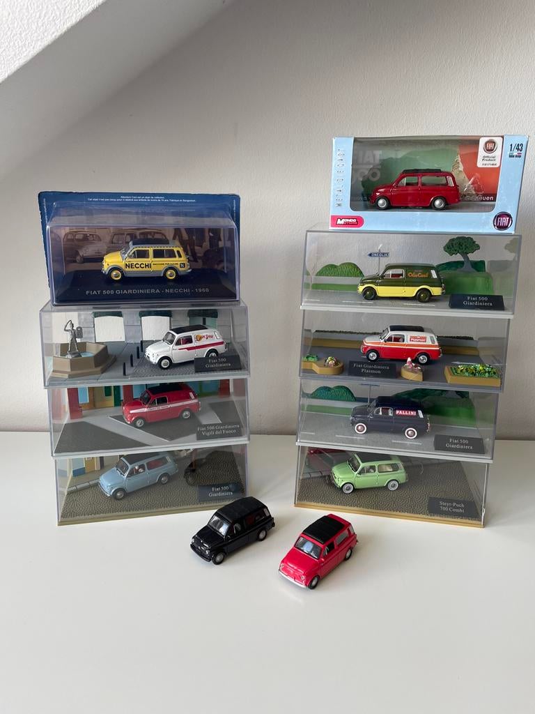 Fiat 500 Giardiniera, Hobby en Vrije tijd, Modelauto's | 1:87, Ophalen of Verzenden, Zo goed als nieuw, Auto