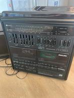 Philips Stereotoren FCD185 met platenspeler en speakers, Ophalen, Philips, Gebruikt, Cassettedeck