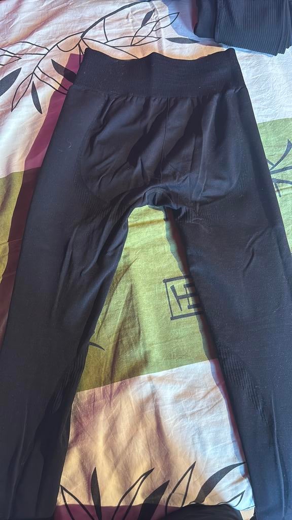 Sport legging, Kleding | Dames, Leggings, Maillots en Panty's, Maat 36/38 (S), Zwart, Zo goed als nieuw, Legging