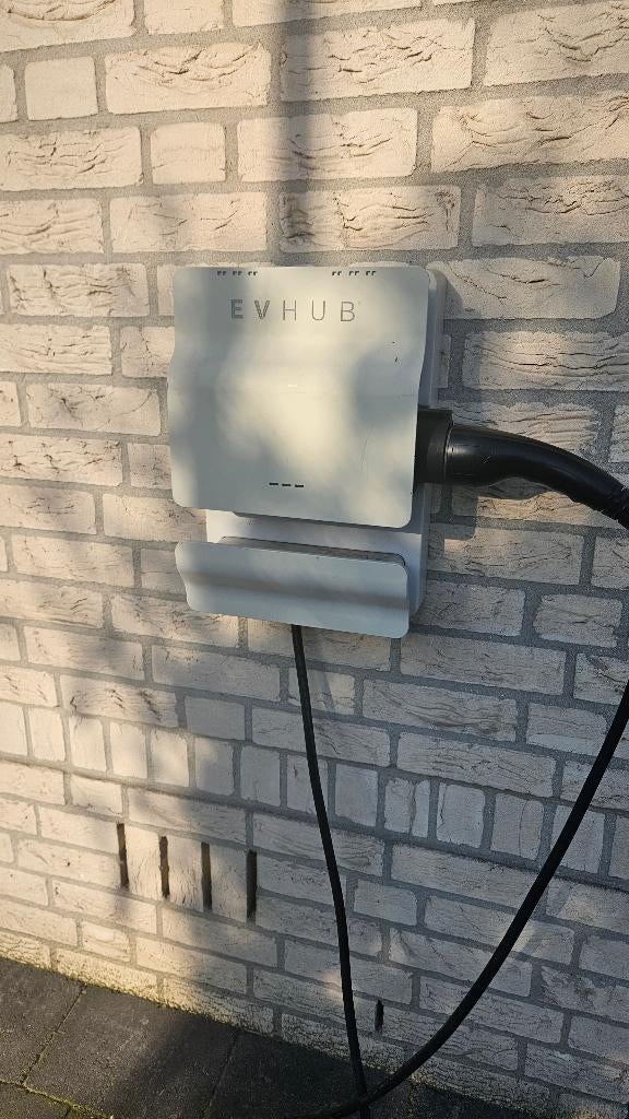 Laadpaal EVHub, type 2, 16A (11 kW), 3 fase - creme/grijs, Auto diversen, Laadpalen, Ophalen, Gebruikt, Laadpaal