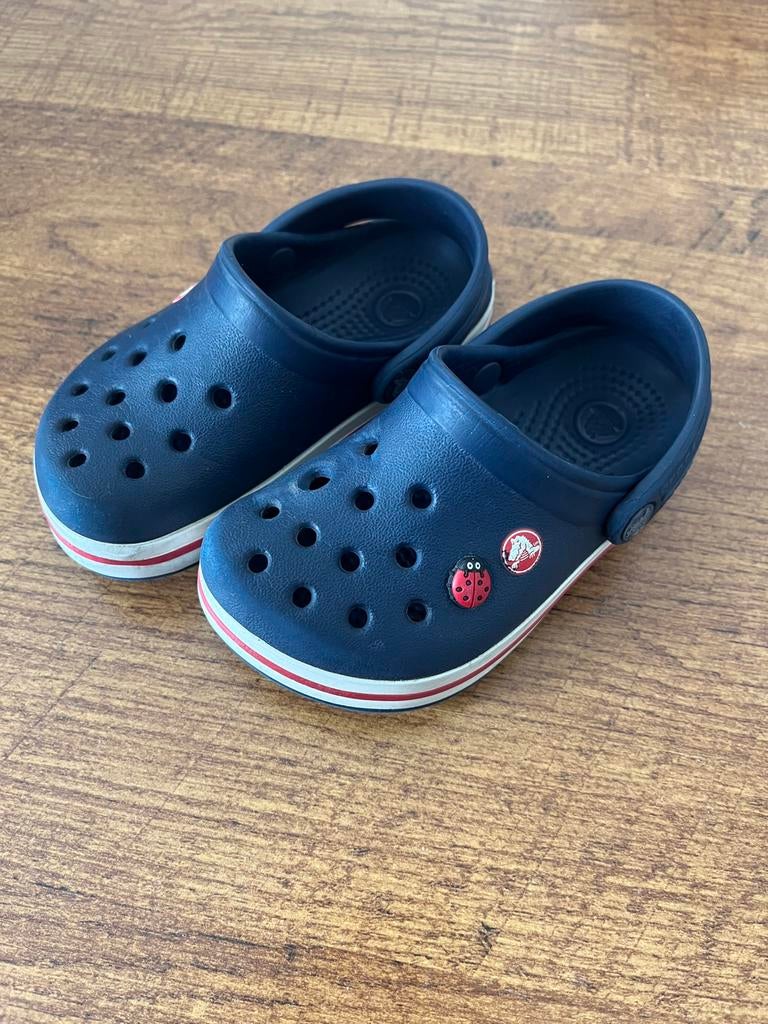 Crocs blauw maat 6 7, Ophalen, Zo goed als nieuw, Jongetje of Meisje, Schoentjes