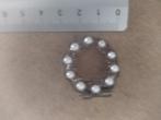 Clip, Ophalen of Verzenden, Gebruikt, Overige materialen, Met parel