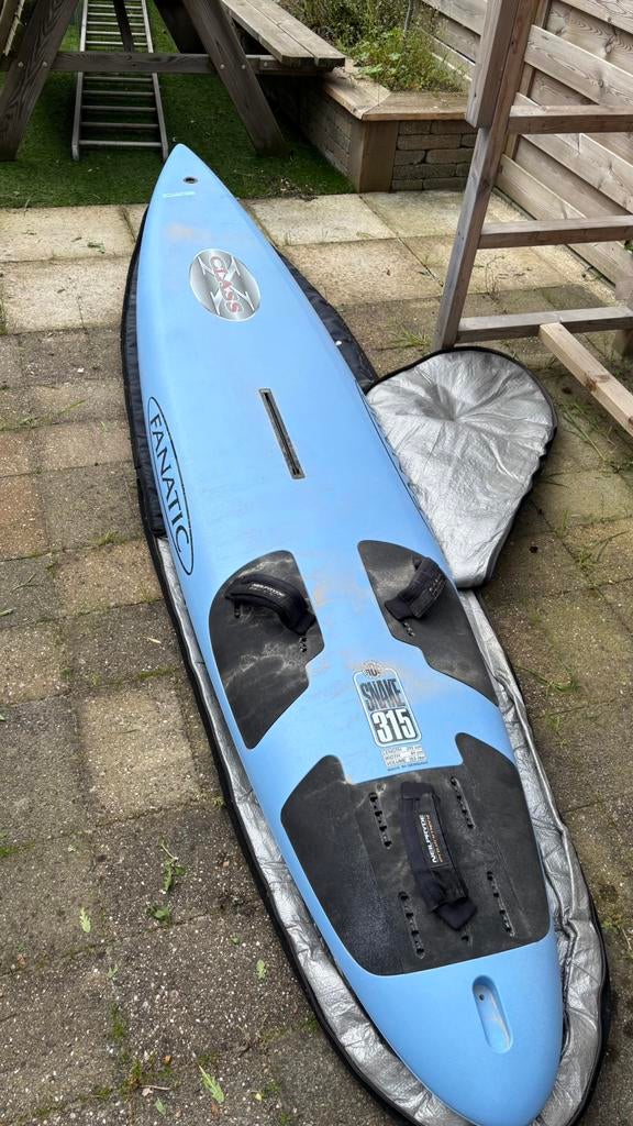 Fanatic snake windsurfboard, Ophalen, Gebruikt, Met draagtas, 300 cm of meer