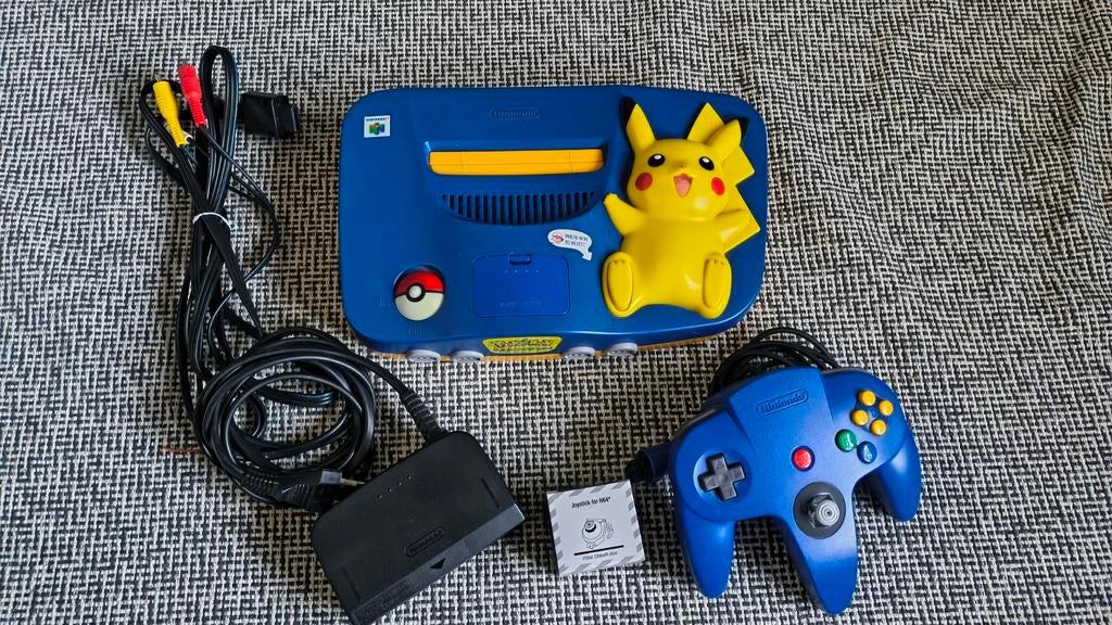 Nintendo 64 Pokémon Special Edition met controller, Ophalen