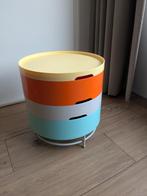Bijzettafel/nachtkastje/opbergplek ikea ps 2014, Rond, Zo goed als nieuw, Vintage design ikea, Ophalen