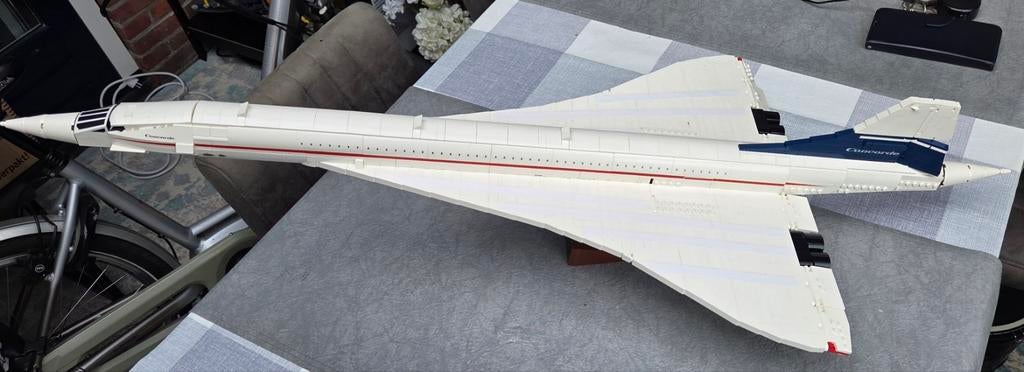 LEGO 10318 Concorde Airbus, Hobby en Vrije tijd, Modelbouw | Vliegtuigen en Helikopters, Overige merken, Gebruikt, Ophalen of Verzenden