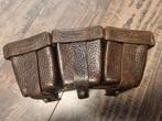 Duits WOI WOII Reichswehr patronentas G98 K98 SA (1) 1928, Ophalen of Verzenden, Zwart, Minder dan 95 cm