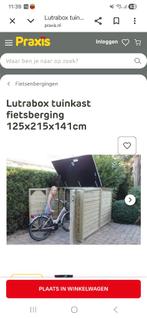 (Bak) Fiets Berging, Tuin en Terras, Bergingen en Tuinkasten, Ophalen, Zo goed als nieuw, Hout, Overige typen