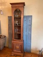 Smalle Vitrinekast Verzamelkast Drankenkast Showkast Mahonie, Ophalen