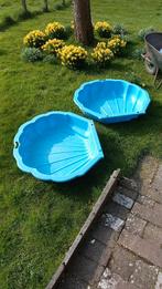 schelpen zandbak, Ophalen, Gebruikt