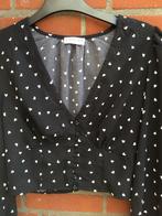 Loavies blousje met hartjesprint - Maat S, Ophalen of Verzenden, Gedragen, Maat 36 (S), Zwart