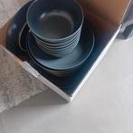 Zwarte borden en schaaltjes gebruikt., Ophalen of Verzenden, Gebruikt, Overige stijlen, Bord(en)