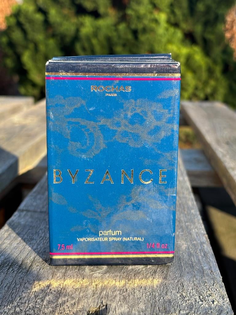 Byzance Rochas pure parfum atomizer 7,5 ml vintage, Ophalen of Verzenden, Nieuw, Parfumfles, Gevuld