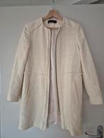 Zara Woman Beige/Offwhite Jas Maat XS, Beige, Ophalen of Verzenden, Maat 34 (XS) of kleiner, Gedragen