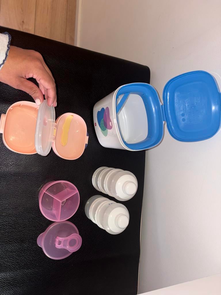 Babyvoeding bewaardoosjes en melkpoeder dispensers, Kinderen en Baby's, Babyvoeding en Toebehoren, Ophalen of Verzenden, Gebruikt