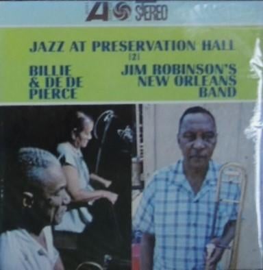 Jim Robinson's & Billie and DeDe Pierce LP op Atlantic label, Ophalen, 1960 tot 1980, Zo goed als nieuw, 12 inch