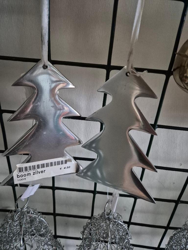 Kerst hanger kerstboom zilver, Diversen, Kerst, *, *, Nieuw, Ophalen of Verzenden
