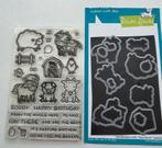 Lawn Fawn - Hay There - Stempels + Snijmallen, Ophalen of Verzenden, Gebruikt, Clearstamp