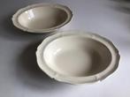 2x Wedgwood Queens Ware Plain ovaal schaal groentenschaal, Nieuw, Ophalen of Verzenden, Schaal of Schalen, Wedgwood