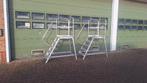 Bordestrap magazijntrap onderhoudstrap boottrap bordes 130cm, Ophalen, Gebruikt, Trap, Minder dan 2 meter