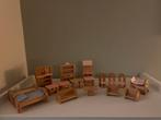 Houten poppenhuis meubels - complete set, Verzamelen, Ophalen, Zo goed als nieuw, Decoratie