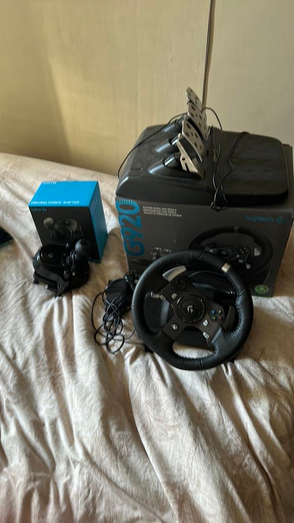 Logitech G920 Race Stuur + Shifter voor Xbox/PC, Ophalen, Gebruikt