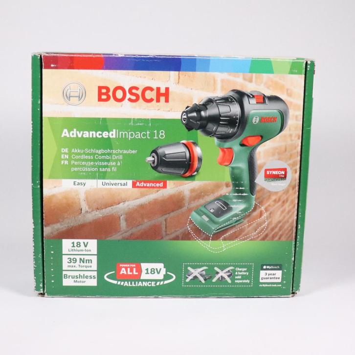 Bosch AdvancedImpact 18 klopboorschroevendraaier - B Grade, Doe-het-zelf en Verbouw, Gereedschap | Boormachines, Gebruikt