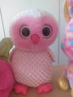 Roze uil knuffel 40 cm van beanie boos, Kinderen en Baby's, Speelgoed | Knuffels en Pluche, Ophalen of Verzenden, Gebruikt, Overige typen