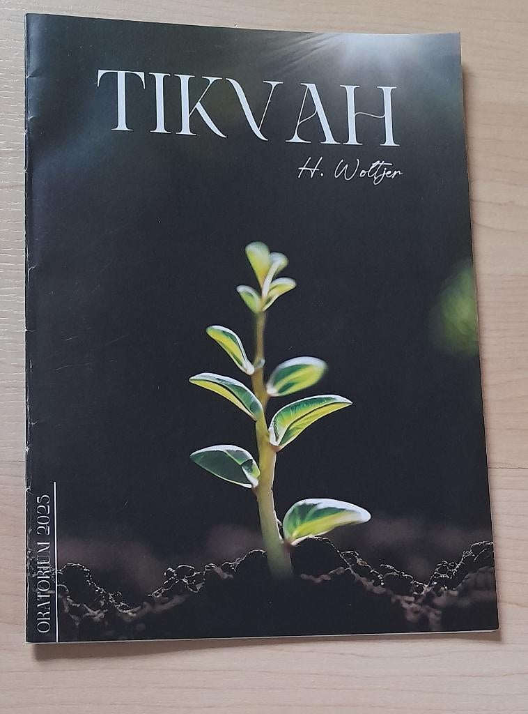 TIKVAH H Woltjer ORATORIUM 2025, Ophalen of Verzenden, Gelezen