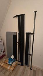 IKEA SLATTUM bedframe met schuimmatras 140x200, Gebruikt, Tweepersoons, 200 cm, 140 cm