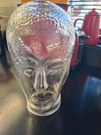 Vintage 70's glazen hoofd, Ophalen, Zo goed als nieuw