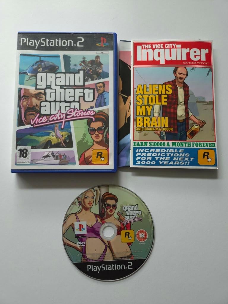 Playstation 2 (PS2) - Grand Theft Auto Vice City Stories, Avontuur en Actie, Vanaf 18 jaar, 1 speler, Ophalen of Verzenden