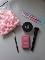 Make up pakket:ELF brush,Elf HD setting powder,NYX blush,50, Sieraden, Tassen en Uiterlijk, Uiterlijk | Cosmetica en Make-up, Ophalen of Verzenden