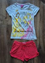 Disney mayoral set setje shirt korte broek prinsessen 134, Disney, Meisje, Ophalen of Verzenden, Zo goed als nieuw