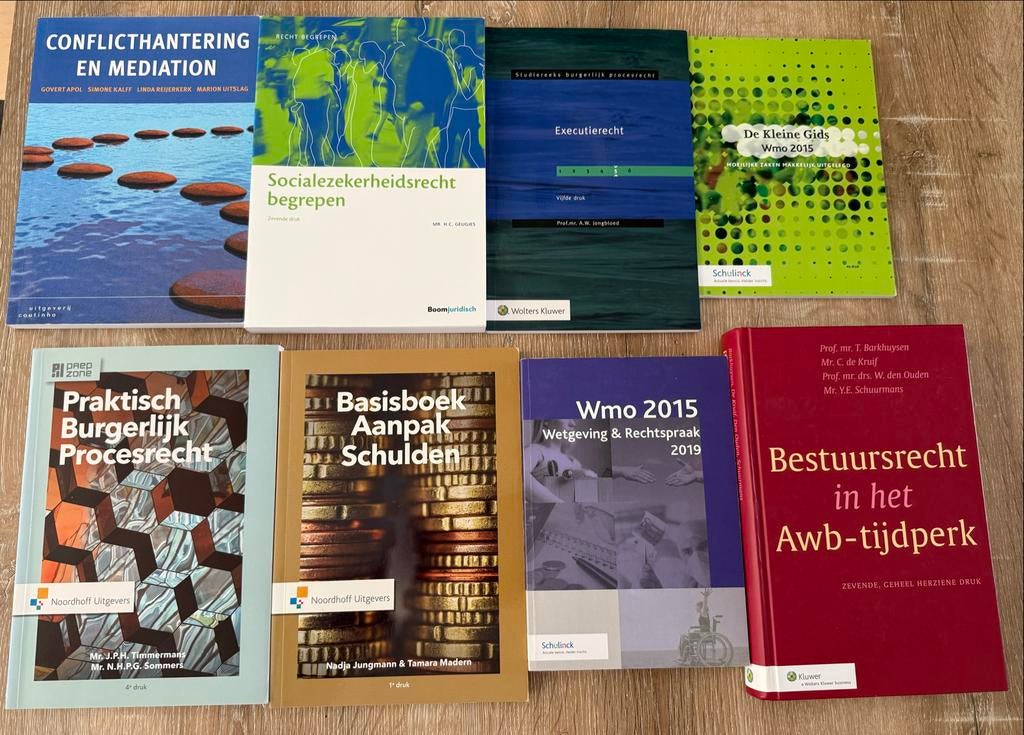 Juridische studieboeken - HBO SJD, Boeken, Studieboeken en Cursussen, Ophalen, Gamma, Zo goed als nieuw, HBO