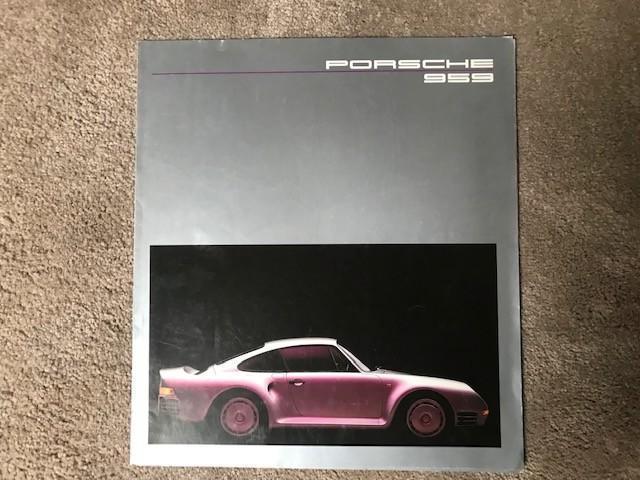 folder Porsche 959, Boeken, Ophalen of Verzenden, Zo goed als nieuw, Porsche