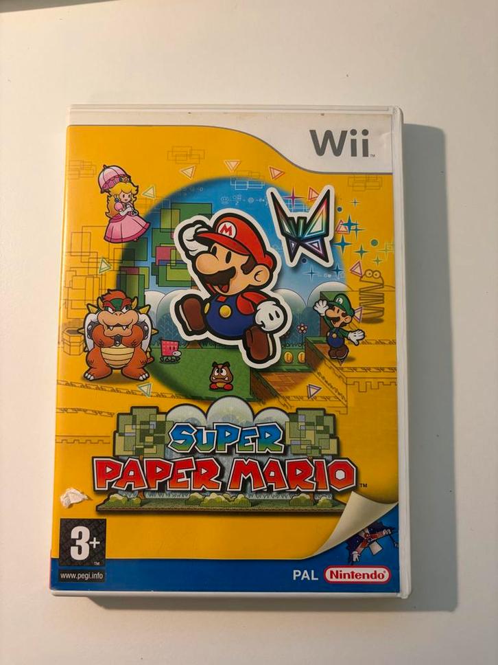 Super Paper Mario Wii, Spelcomputers en Games, Games | Nintendo Wii, Gebruikt, Platform, 1 speler, Vanaf 3 jaar, Ophalen of Verzenden