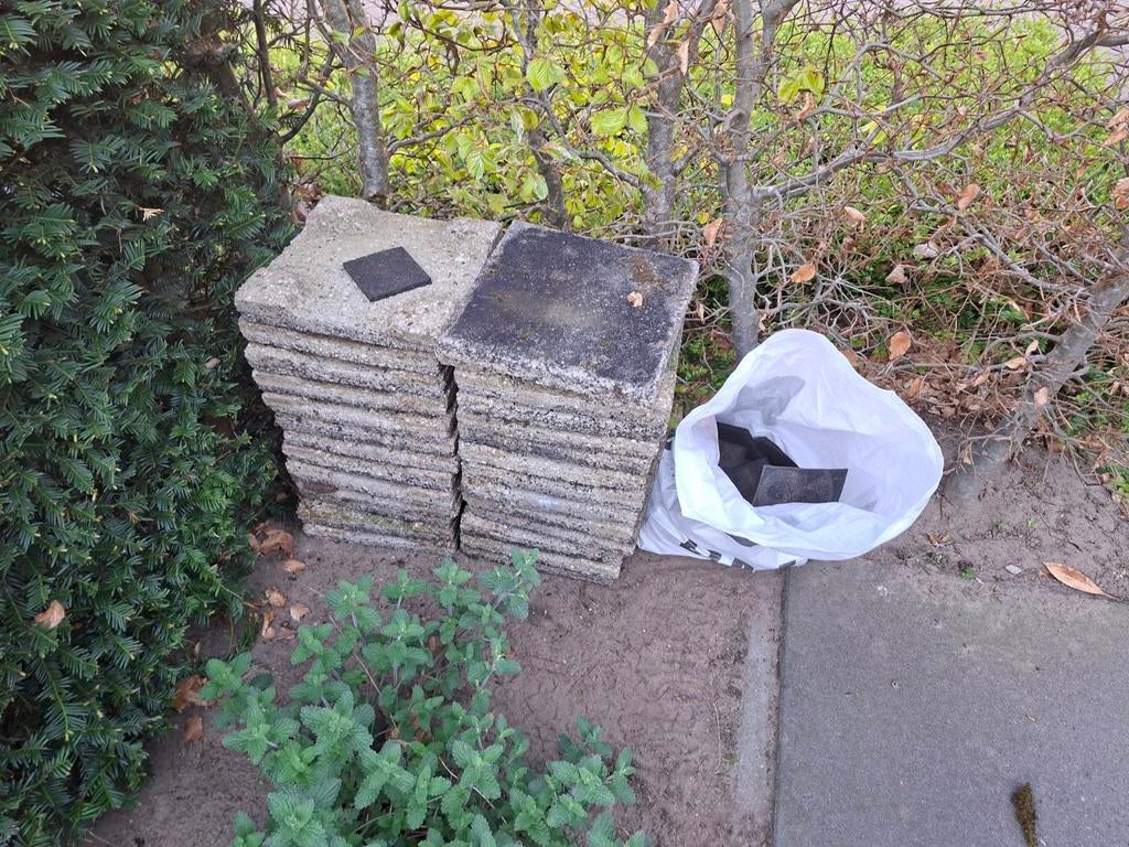 Betonnen holle tegels voor dak terras, Tuin en Terras, Ophalen, Beton, Terrastegels