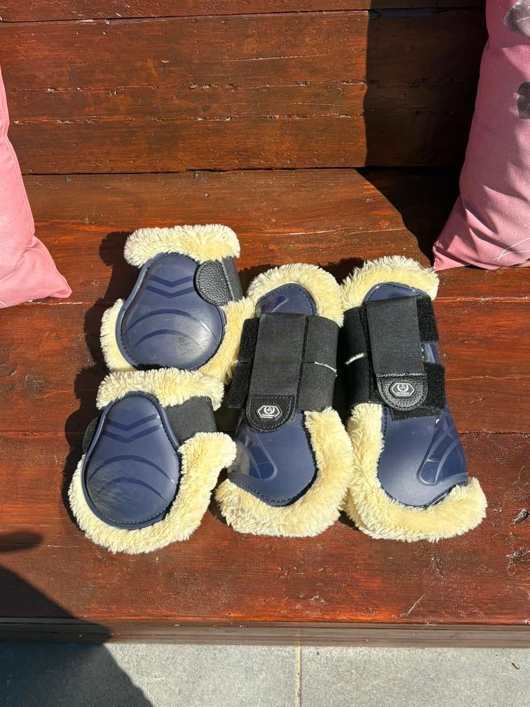Peesbeschermers Horsegear donkerblauw Full, Ophalen of Verzenden, Zo goed als nieuw, Rijden