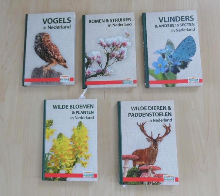 5 natuurboeken Nationale Postcode Loterij, Boeken, Natuur, Nieuw, Natuur algemeen, Ophalen of Verzenden